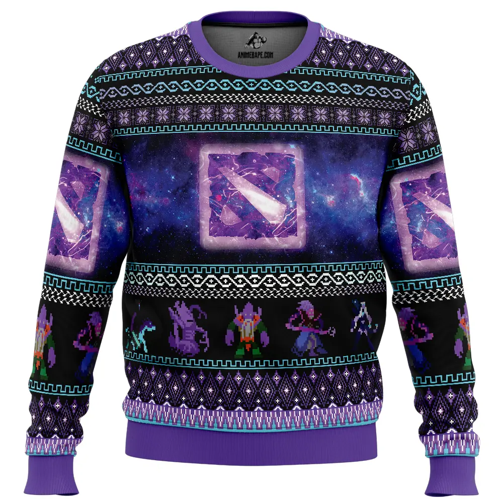 Radiant dota 2 ugly christmas sweater